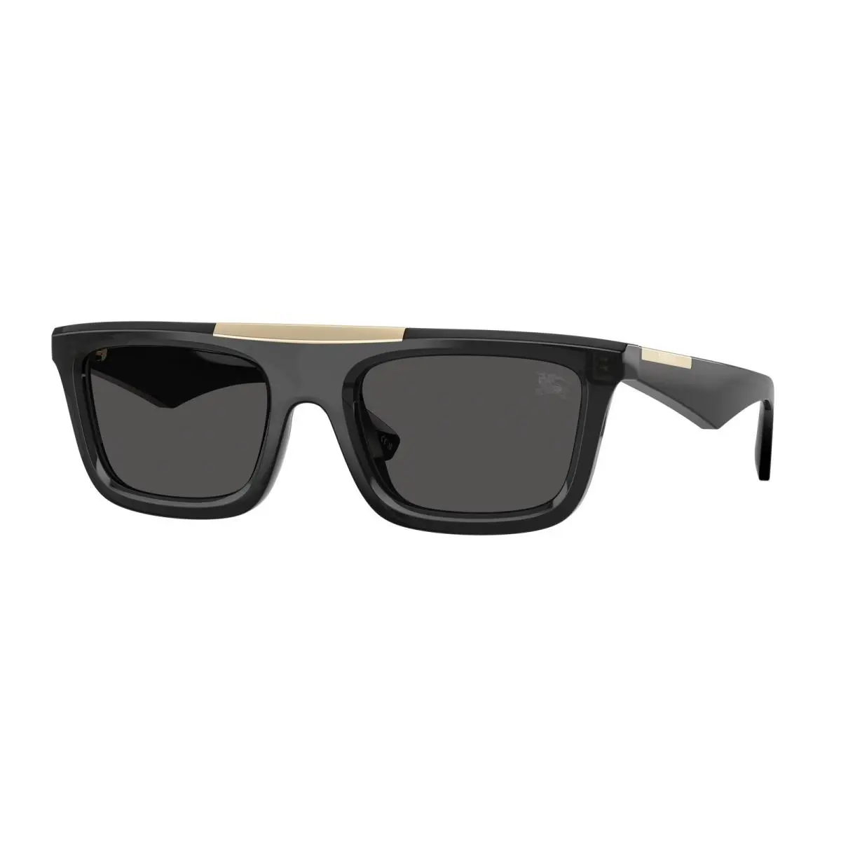 Burberry Men`s 54mm Transparent Charcoal Sunglasses BE4451U-411287-54