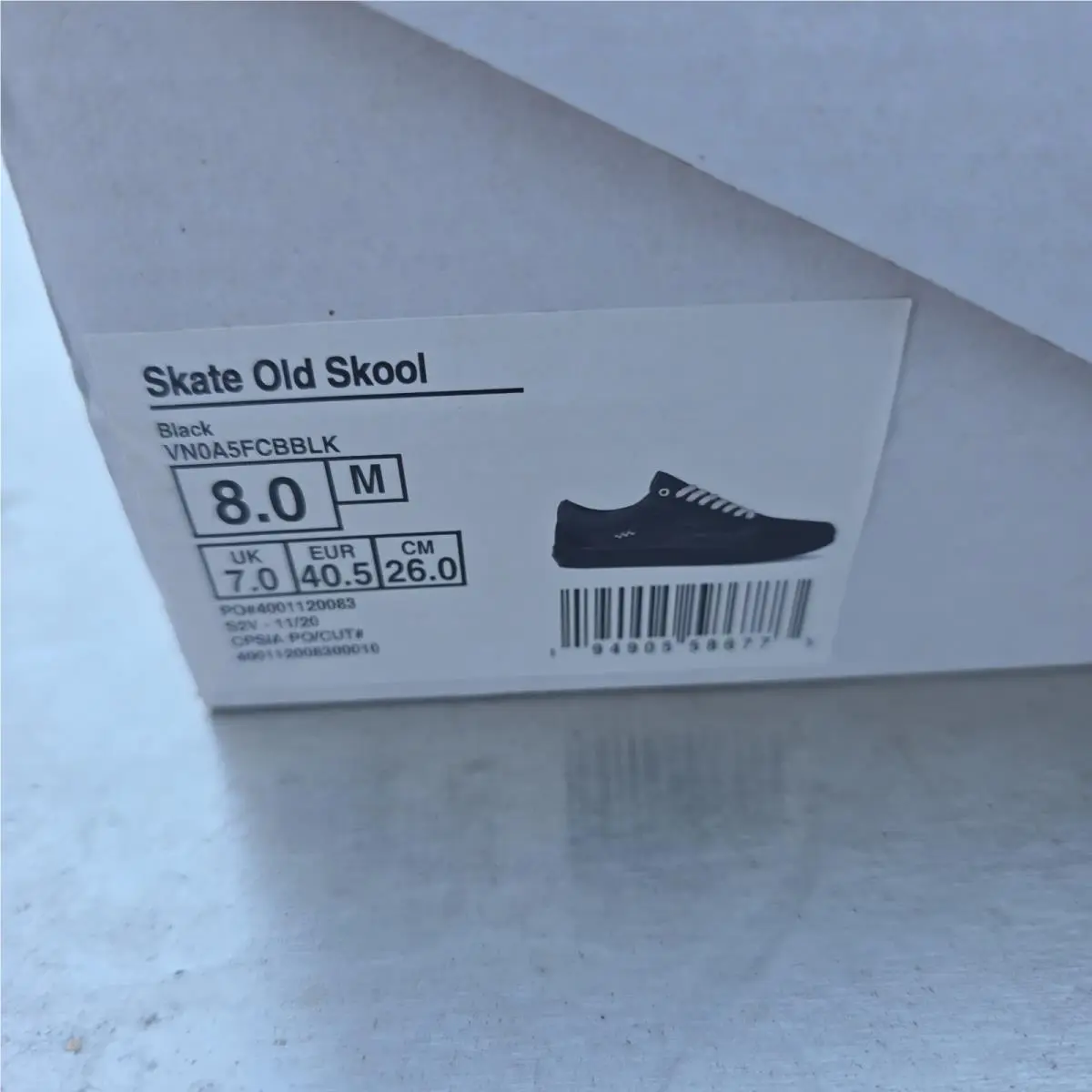 Vans shoes - VANS Old Skool - Old Skool - VN0A4U3B08H - Black (UPC: 194905586773) 2