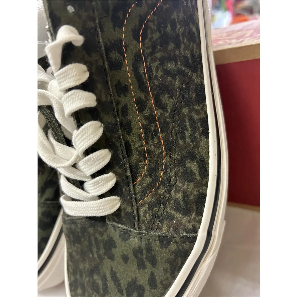 Vans shoes - VANS Old Skool - Old Skool - VN0A54F3AWA1 - Olive Green 3