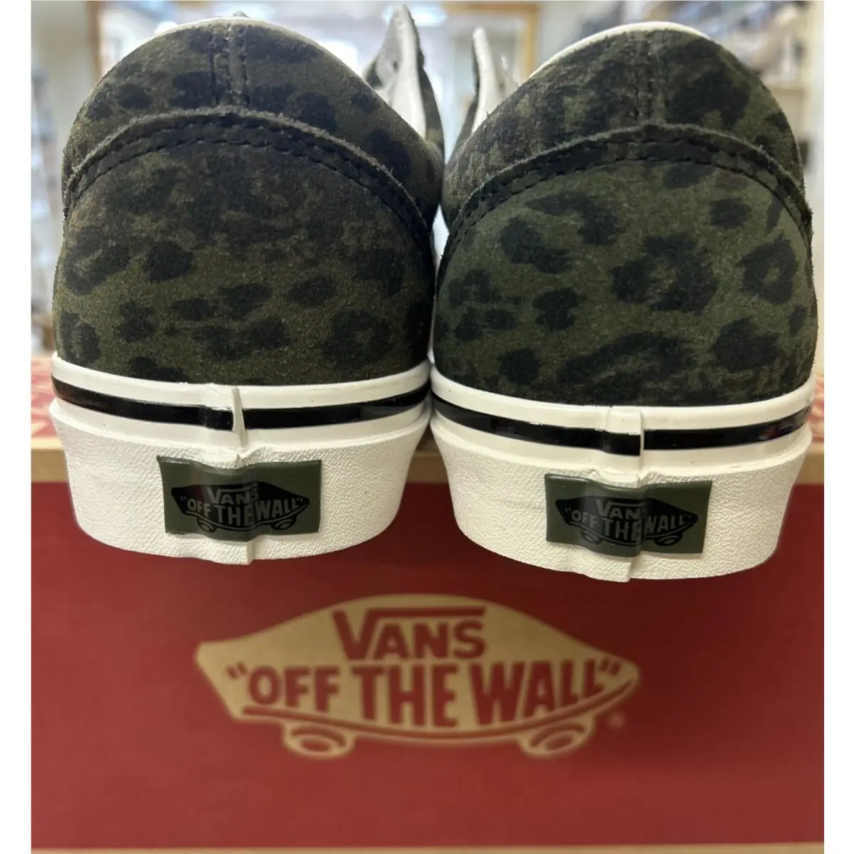 Vans shoes - VANS Old Skool - Old Skool - VN0A54F3AWA1 - Olive Green 4