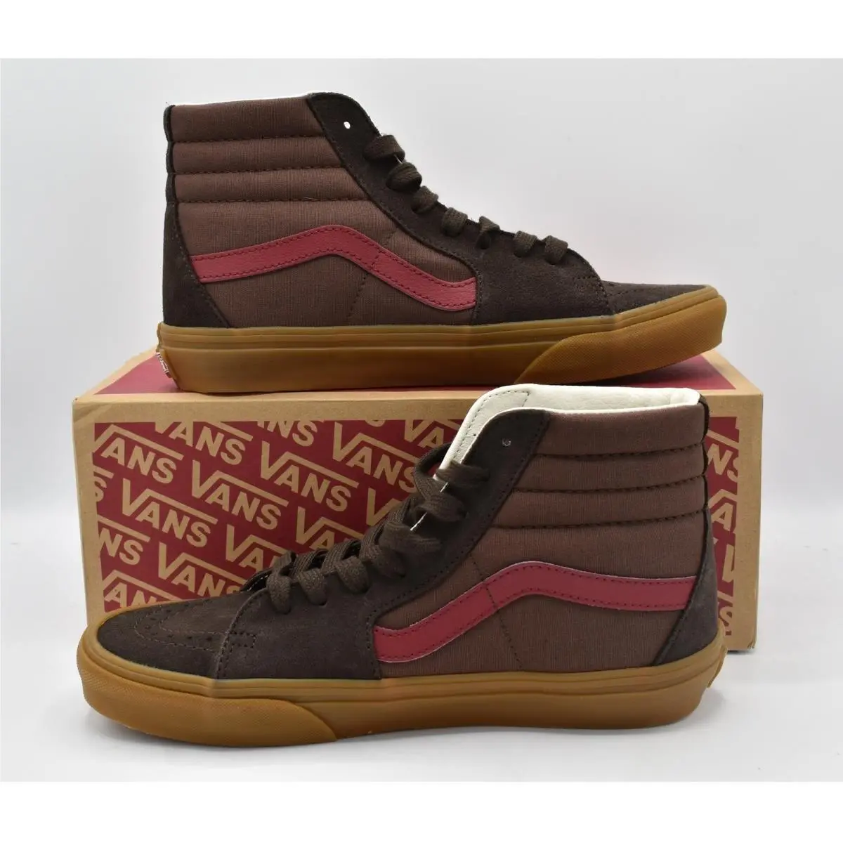 Vans shoes - VANS Sk8-Hi - Brown 8