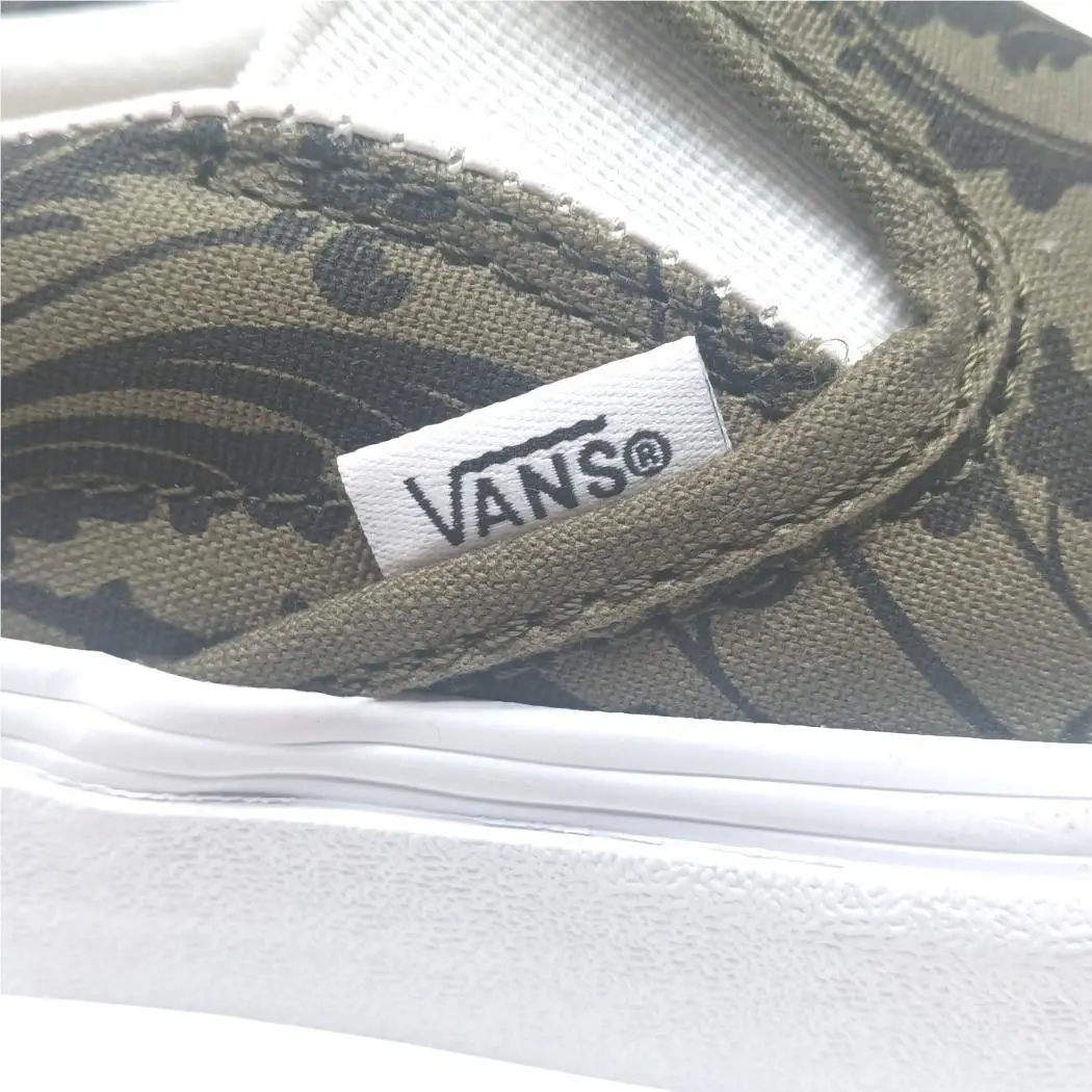 Vans shoes - Vans Classic Slip On Skull Tapestry - VN0A5AO80FI - Green (UPC: 196570147648) 5