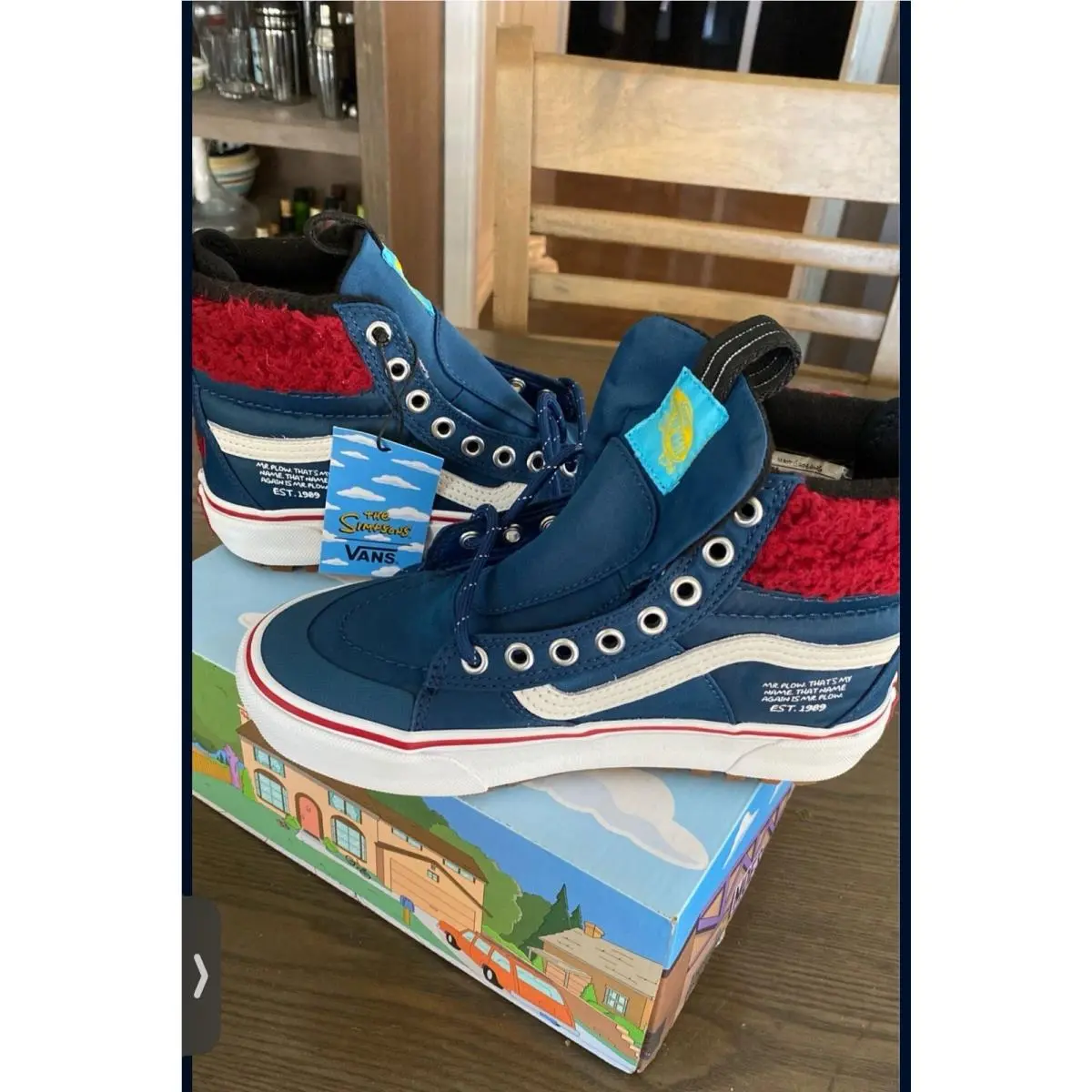 The Simpsons x  Sk8-Hi Mte 2.0 DX - Mr. Plow 3.5M/5.0W Rare by Vans