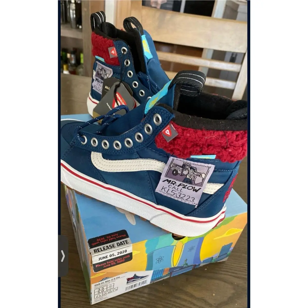 Vans shoes - VANS Sk8-Hi Mte - Mte - Blue 1