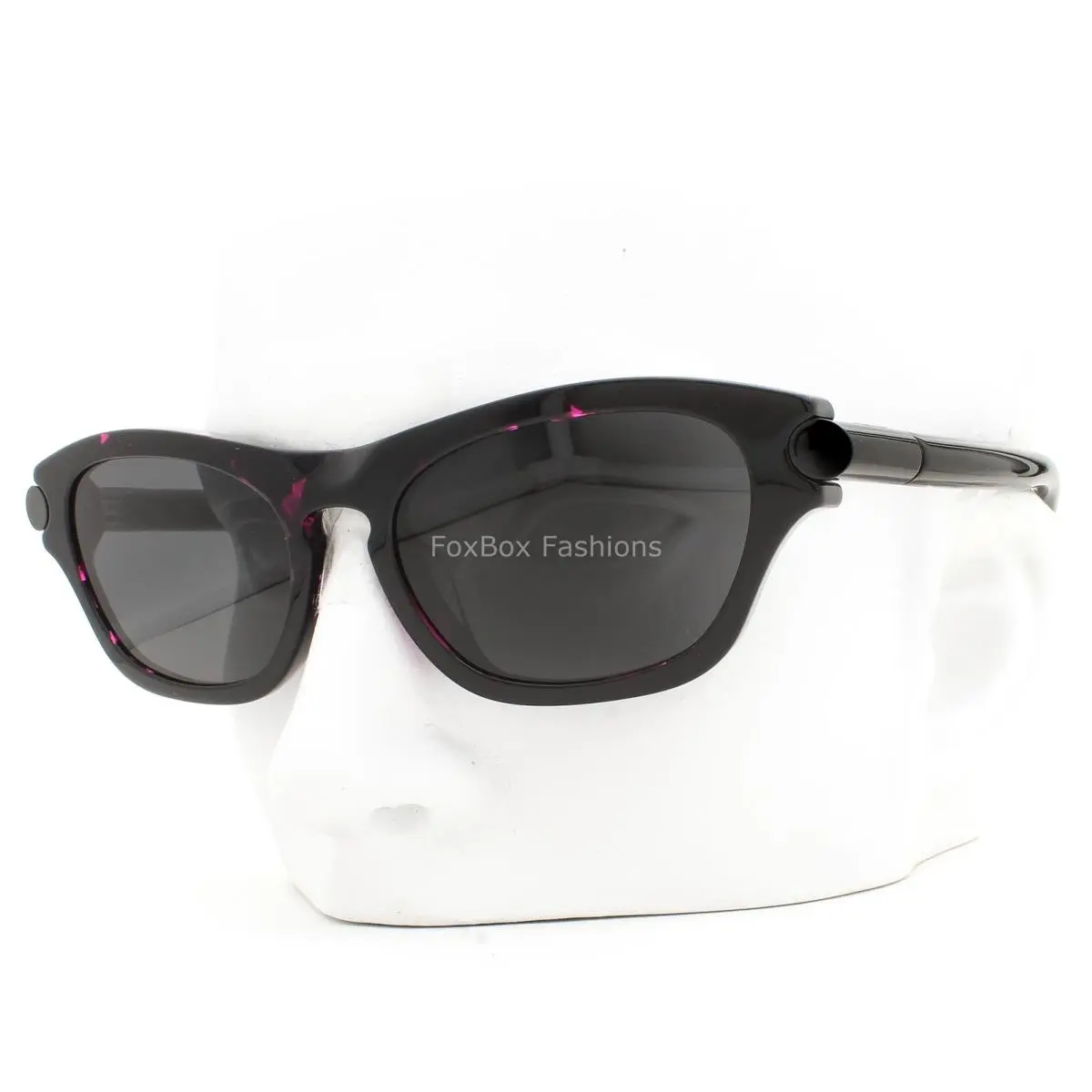 Sunglasses B 4430U 4126/87 Polished Black Fuchsia Pink Havana with Case by Burberry