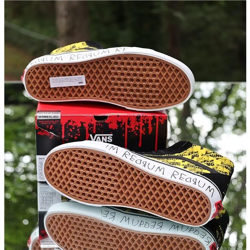 Vans shoes - VANS Sk8-Hi - VN0A4U3CZPN1 - Black, Manufacturer: Black, Yellow, Red (UPC: 194901294382) 13