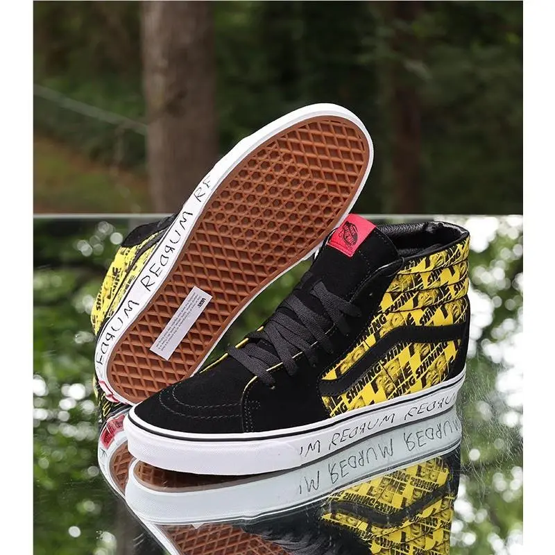 Vans shoes - VANS Sk8-Hi - VN0A4U3CZPN1 - Black, Manufacturer: Black, Yellow, Red (UPC: 194901294382) 5