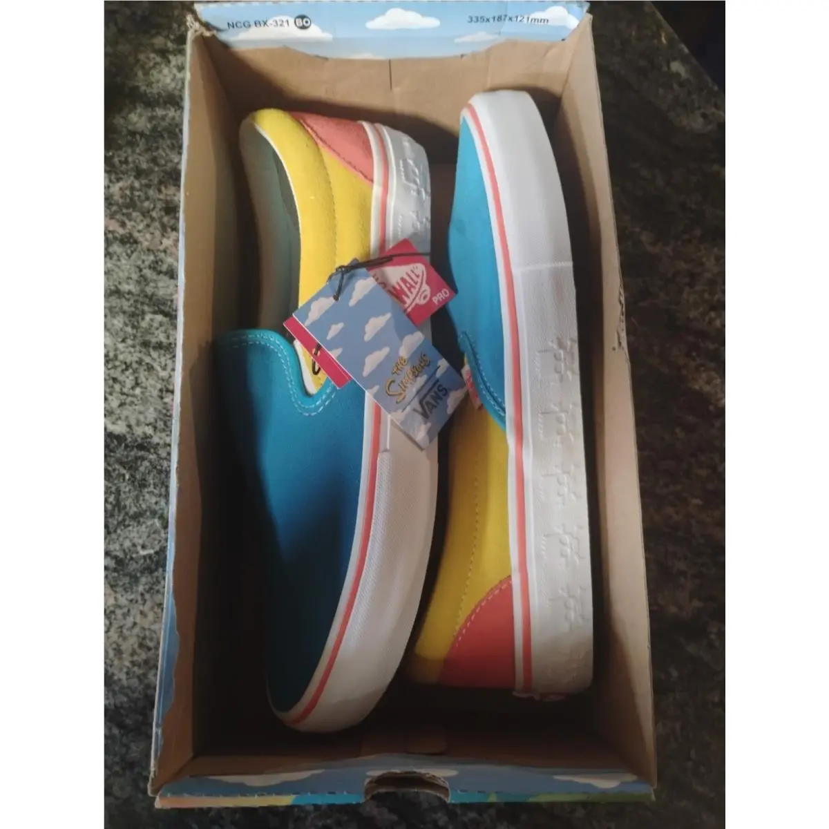 The Simpsons Slip-on Pro `bart` - vn0a347v13m Mens 11 by Vans