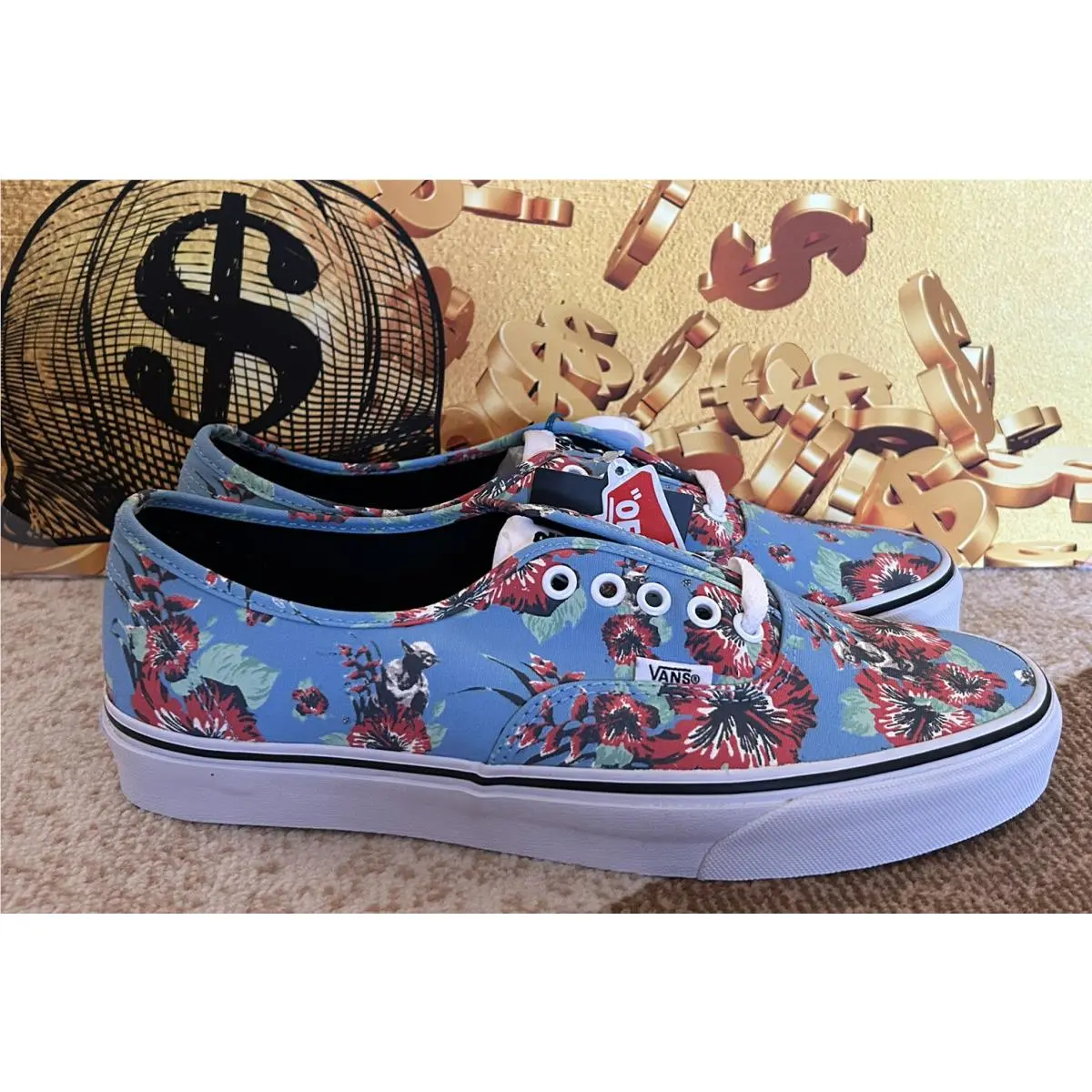 X Star Wars Yoda Aloha Shoes Authentic-no Longer In Print-marvel US 9.5 by Vans