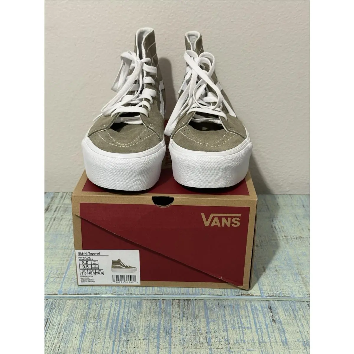 Vans shoes - VANS Sk8-Hi - VN0A5JMKBLV - Beige 0