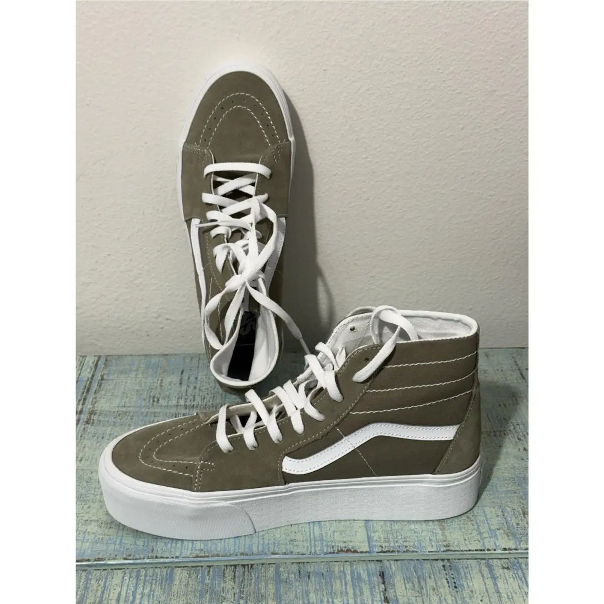 Vans shoes - VANS Sk8-Hi - VN0A5JMKBLV - Beige 2