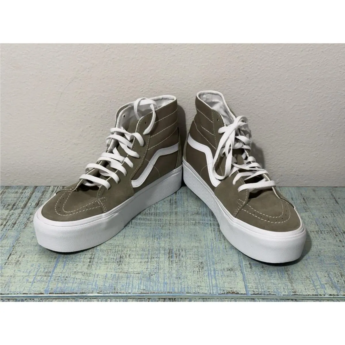 Vans shoes - VANS Sk8-Hi - VN0A5JMKBLV - Beige 3