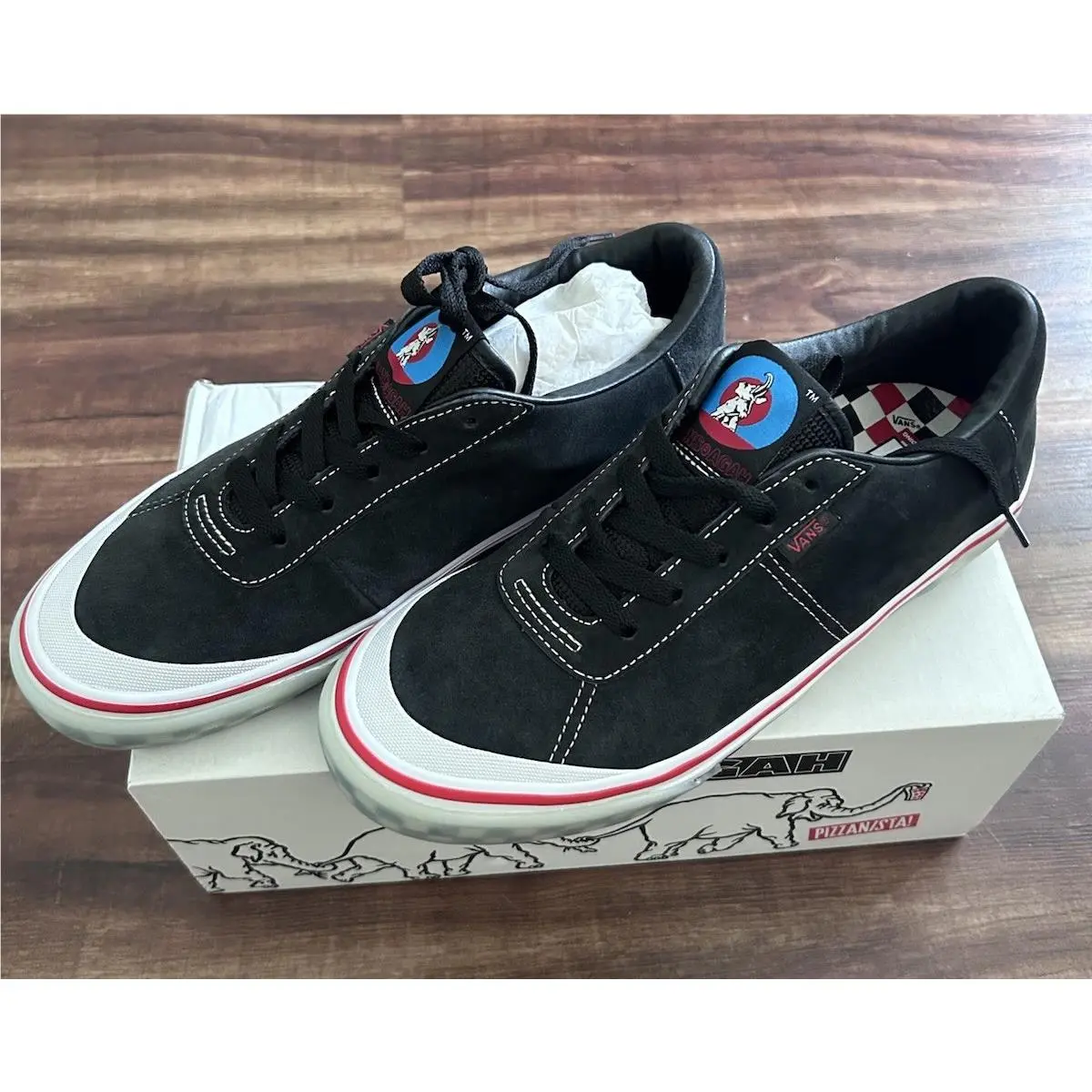 Salman Agah 30th Pizzanista Shoe Size 9.5 M Limited Edition Skateboard by Vans