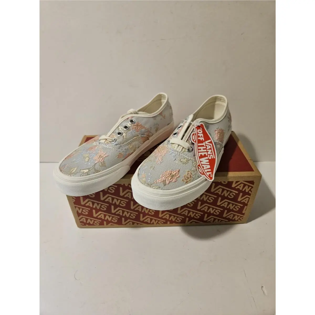 Shoes Tapestry Marshmallow / Snow White 5.5US Men / 7.0 Women by Vans