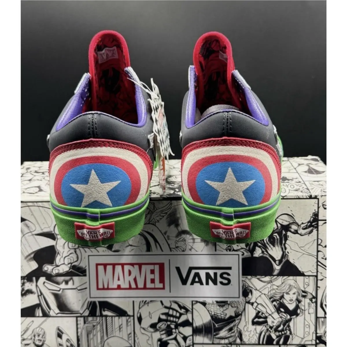 Vans shoes - VANS Old Skool - Old Skool - Avenger - Multicolor, Manufacturer: Avengers Multi (UPC: 192360444607) 2