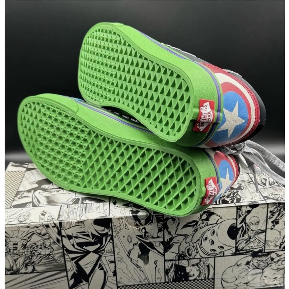 Vans shoes - VANS Old Skool - Old Skool - Avenger - Multicolor, Manufacturer: Avengers Multi (UPC: 192360444607) 4