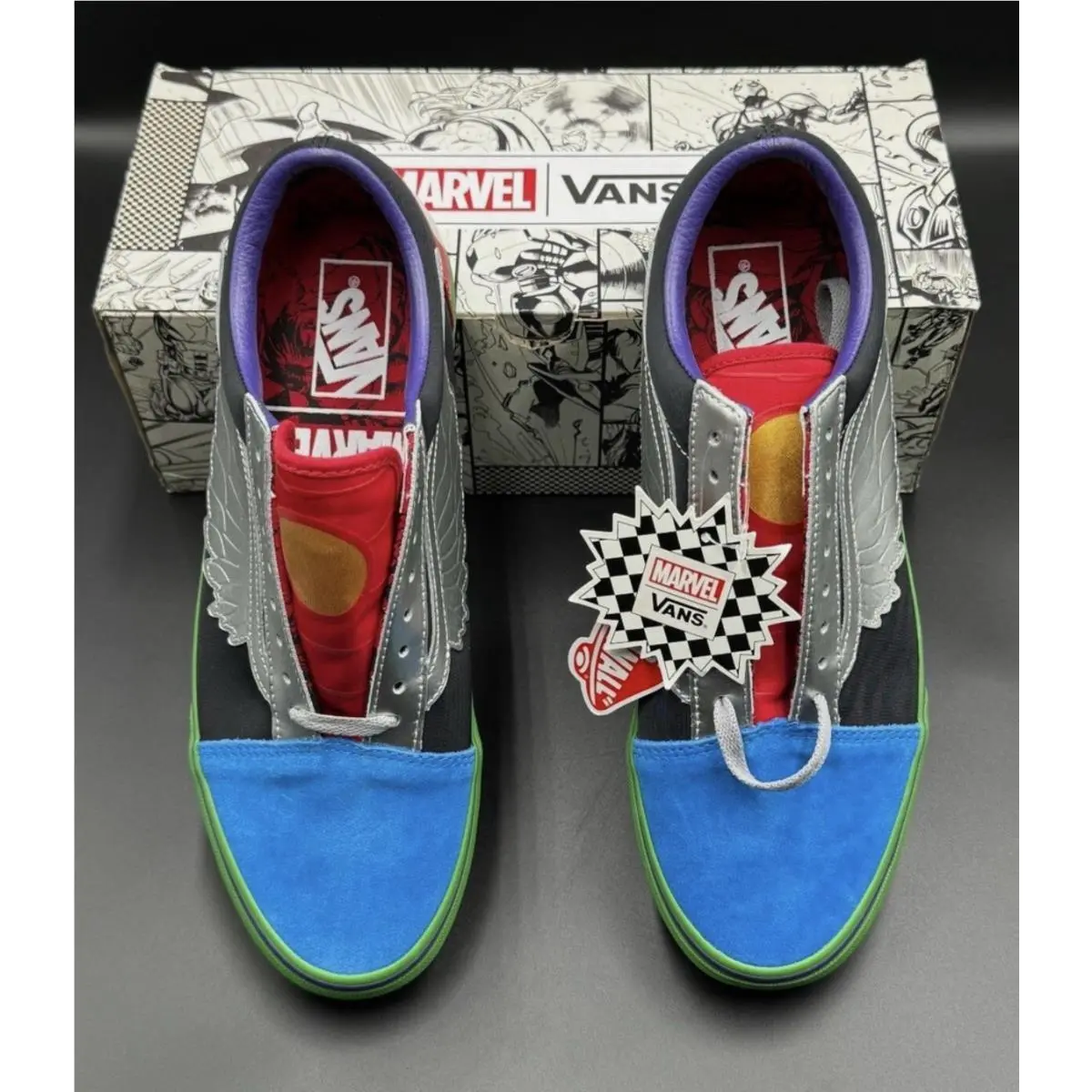 Vans shoes - VANS Old Skool - Old Skool - Avenger - Multicolor, Manufacturer: Avengers Multi (UPC: 192360444607) 5