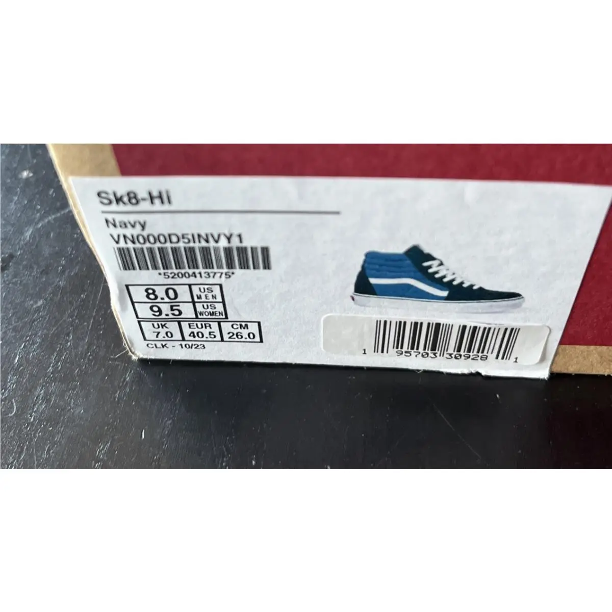Vans shoes - VANS Sk8-Hi - Blue 3