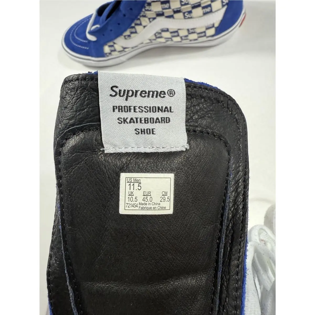 Vans shoes - VANS Sk8-Hi - VN0A38Z3JLX - Blue (UPC: 0190543528007) 11
