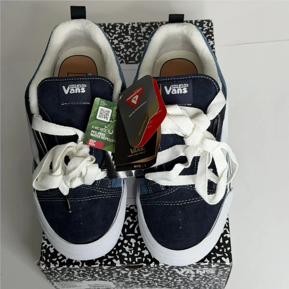 Vans shoes - VANS Knu Skool - Knu Skool - VN000E3QBX9 - Blue, Manufacturer: Navy (UPC: 196575148237) 7