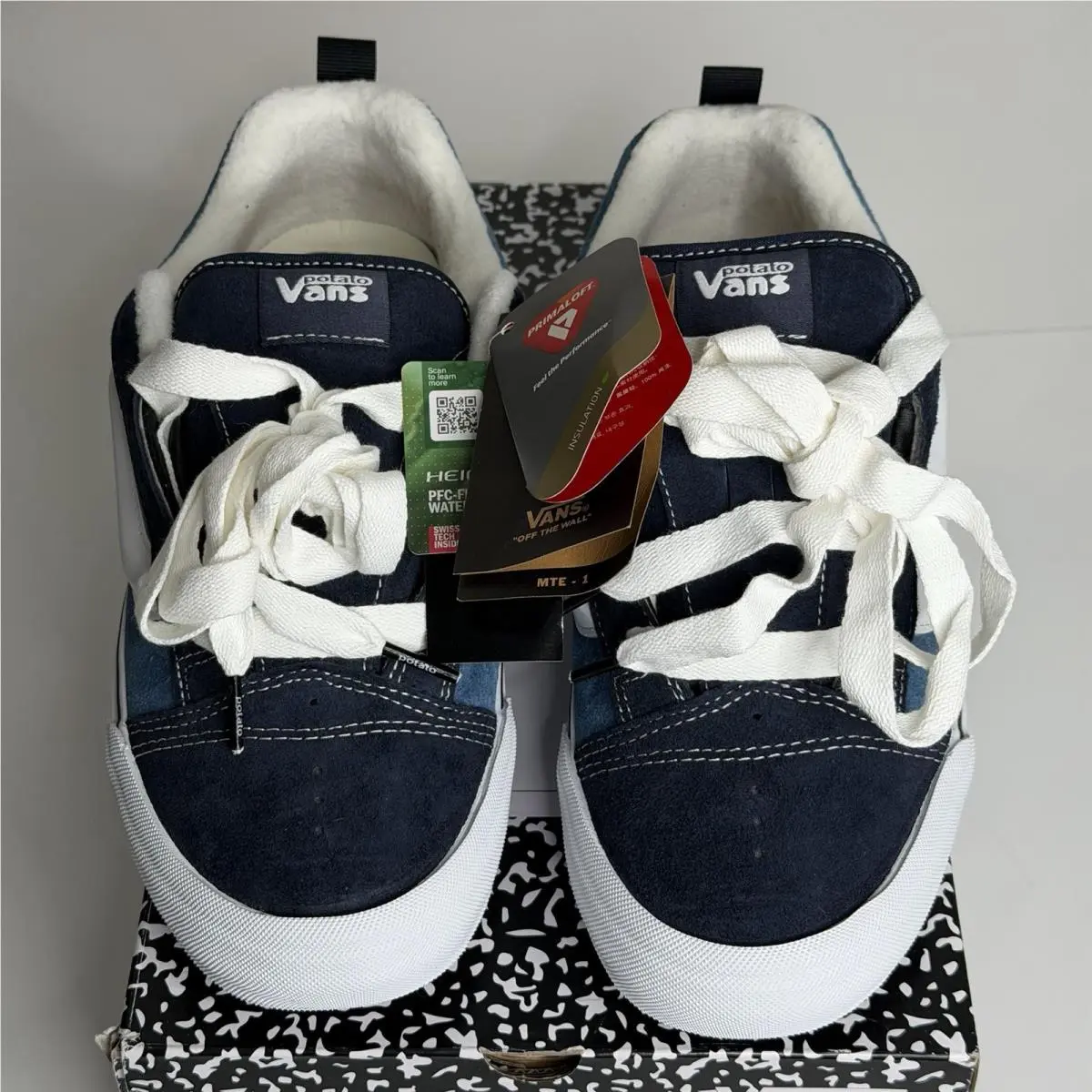 Vans shoes - VANS Knu Skool - Knu Skool - VN000E3QBX9 - Blue, Manufacturer: Navy (UPC: 196575148237) 1