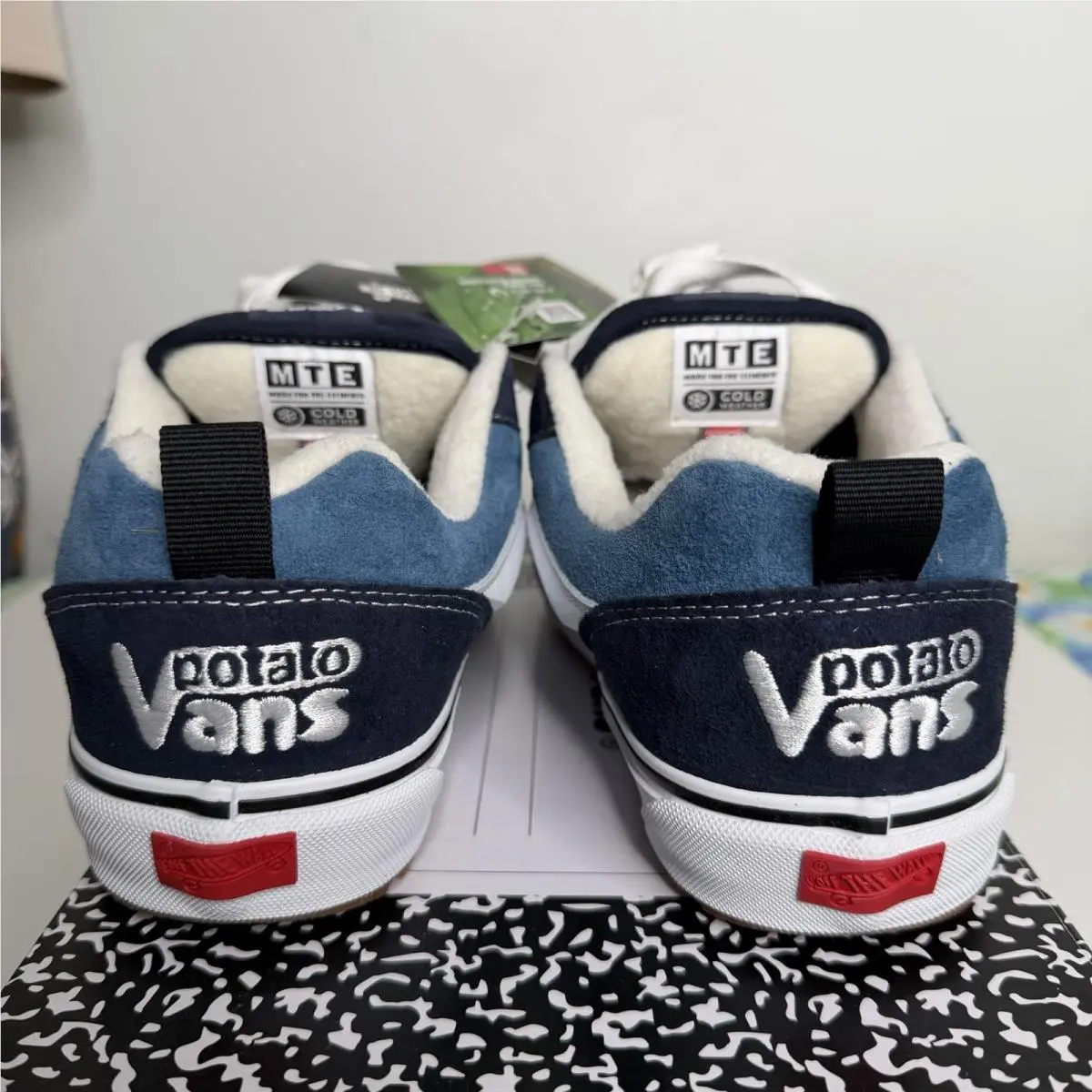 Vans shoes - VANS Knu Skool - Knu Skool - VN000E3QBX9 - Blue, Manufacturer: Navy (UPC: 196575148237) 6