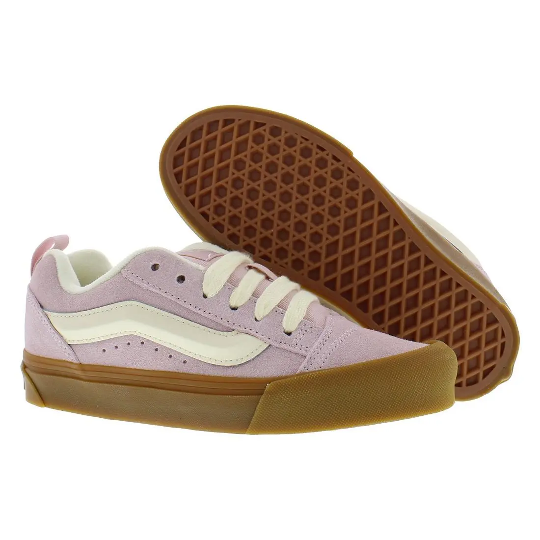 Vans Knu Skool Unisex Shoes Size 7.5 Color: Gum/sepia Rose - Gum/Sepia Rose, Main: Pink