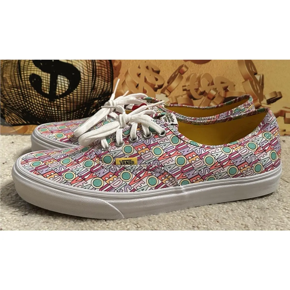 X Beatles All You Need Is Love  Bowie Led Zeppelin US 10.5 by Vans
