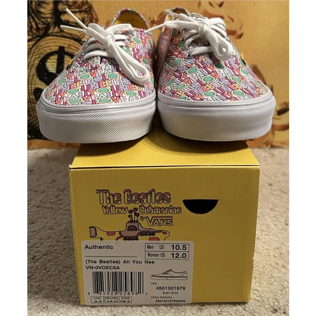 Vans shoes - Beatles - Beatles - VN0VOEC6A - Multicolor (UPC: 0885928258982) 8