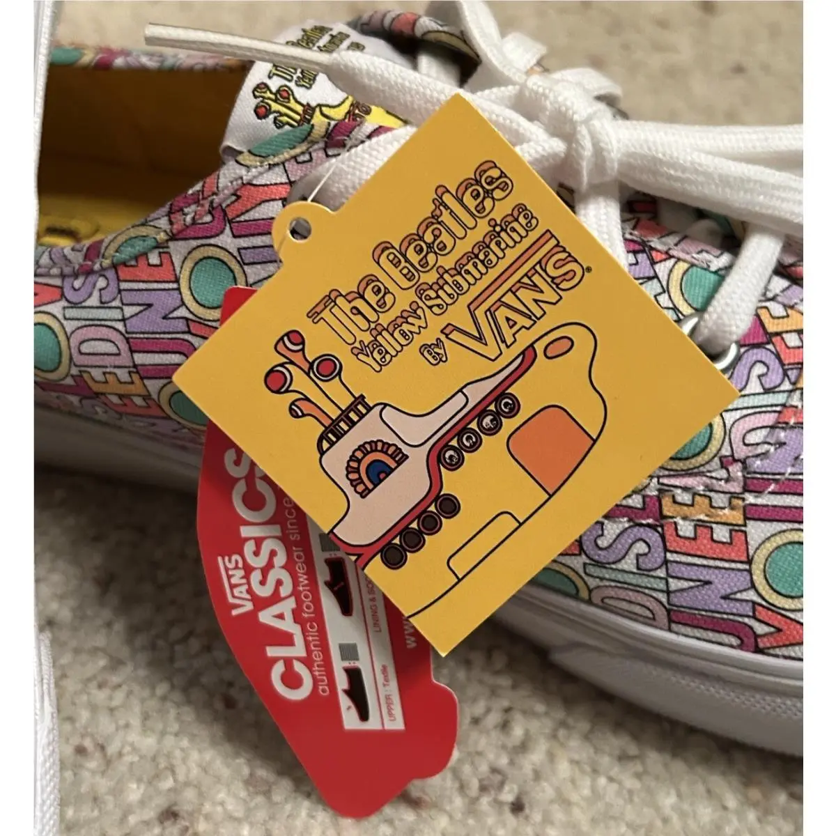 Vans shoes - Beatles - Beatles - VN0VOEC6A - Multicolor (UPC: 0885928258982) 5