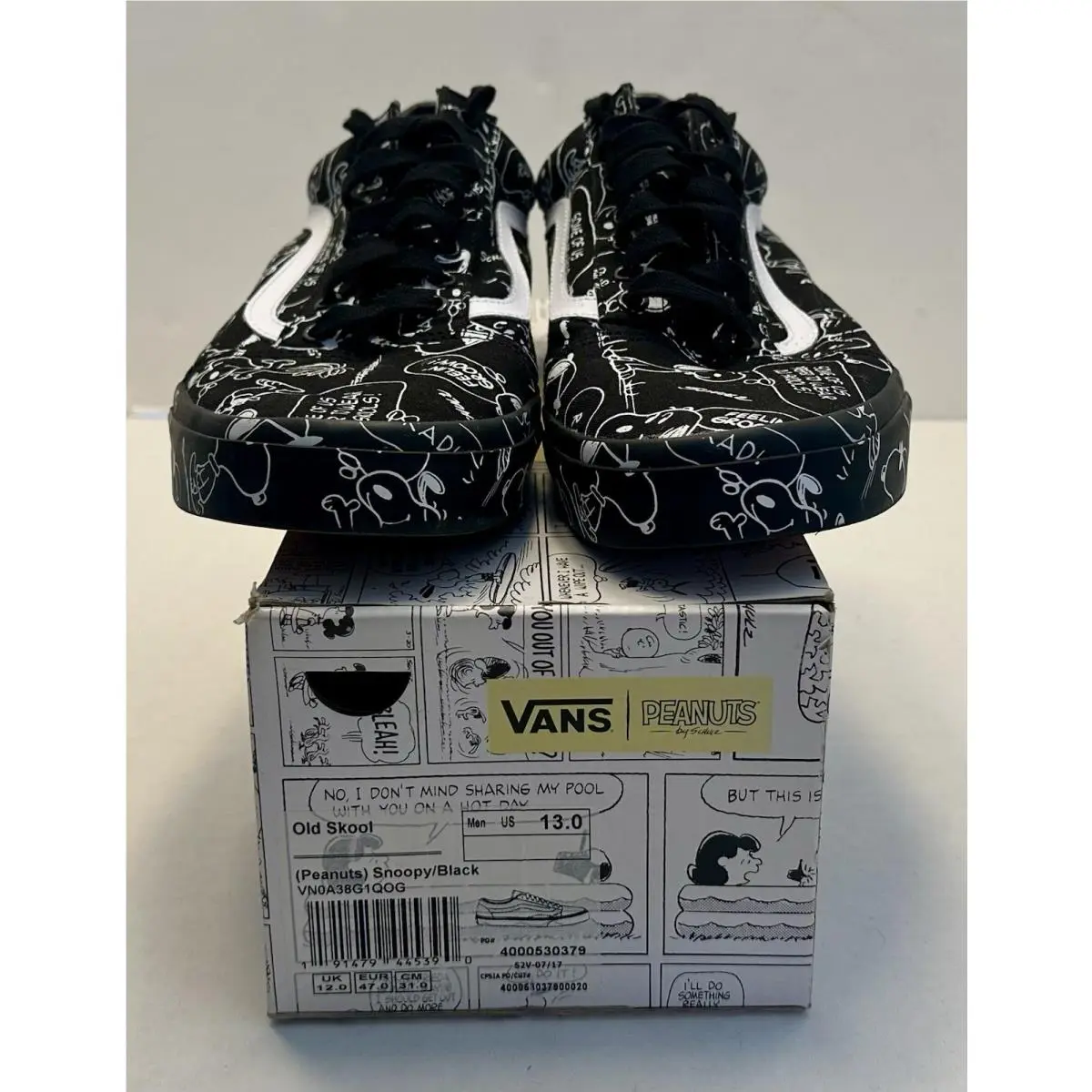 Vans shoes - Peanuts / Snoopy - Peanuts Snoopy - VN0A38G1QOC - Black 3