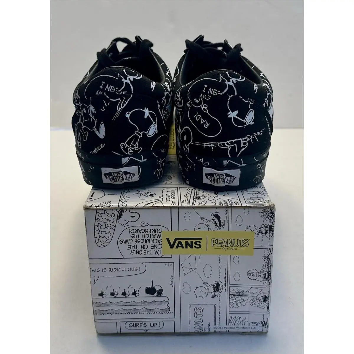 Vans shoes - Peanuts / Snoopy - Peanuts Snoopy - VN0A38G1QOC - Black 4