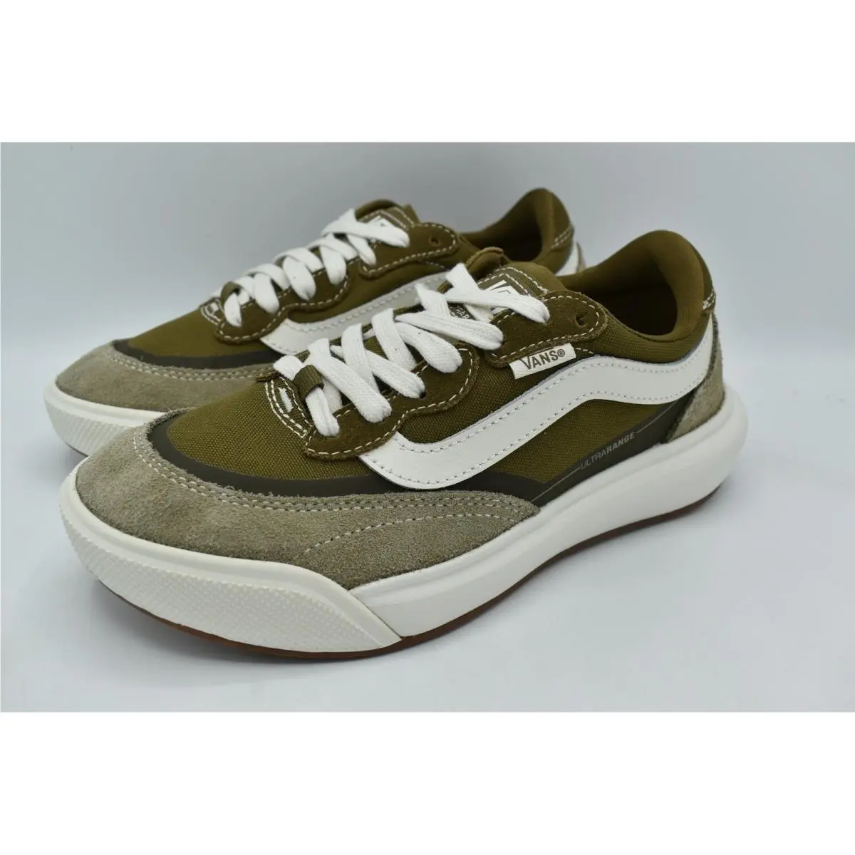 Womens Size 8 Mte Ultrarange 2.0 SE Brown Olive Lace Up Sneakers Shoes by Vans
