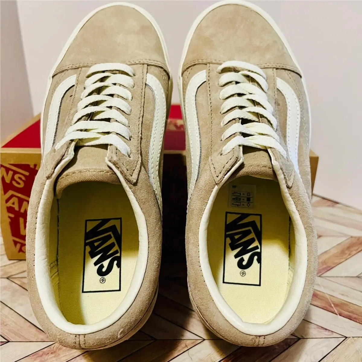 Vans shoes - Vans Old Skool Stackform - Old Skool Stackform - VN00009PZ4MG - Beige (UPC: 198268630760) 2