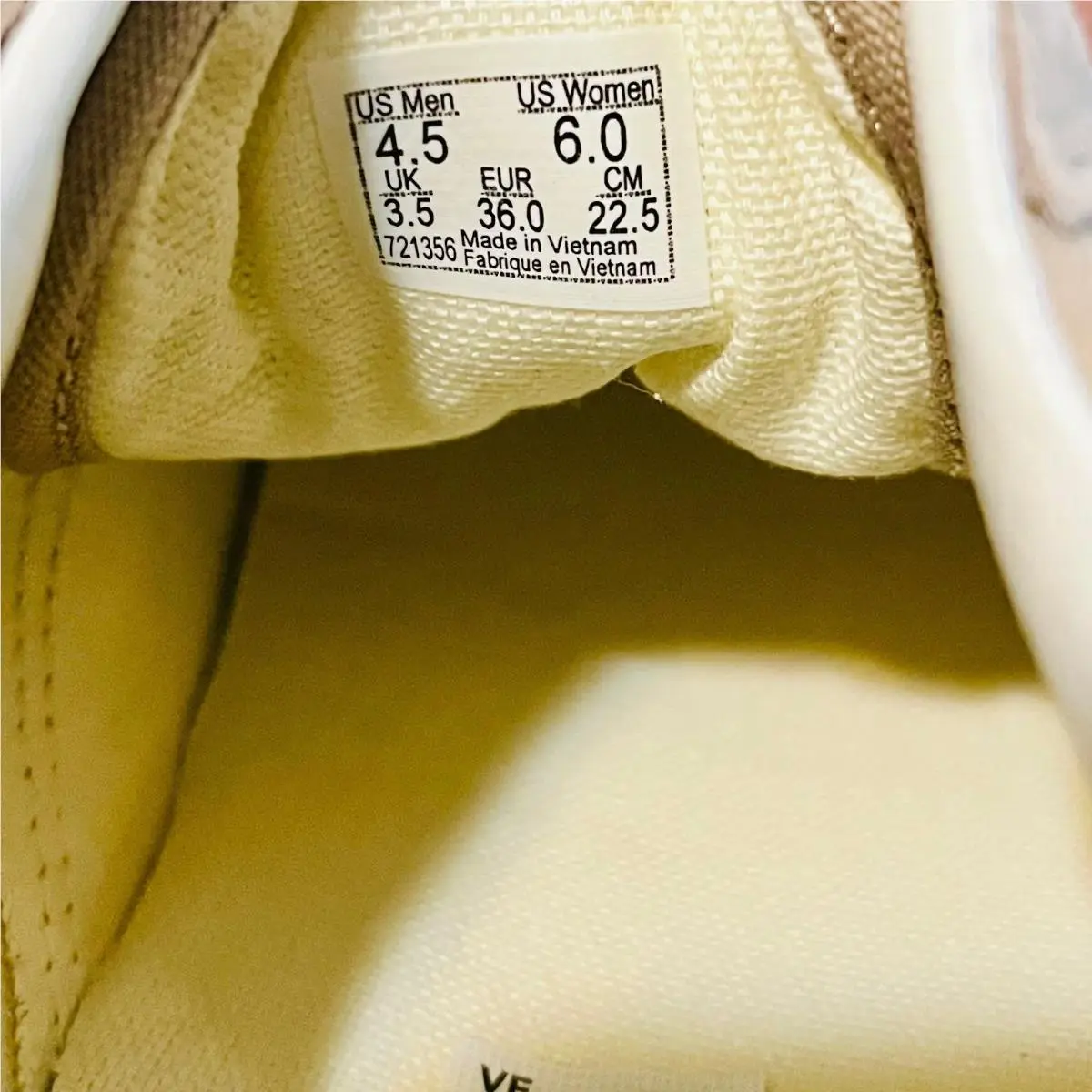 Vans shoes - Vans Old Skool Stackform - Old Skool Stackform - VN00009PZ4MG - Beige (UPC: 198268630760) 5
