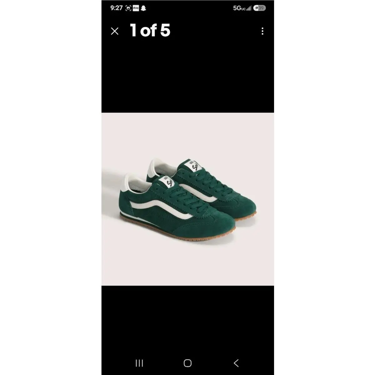 Vans shoes - Super Lowpro Suede - Super Lowpro Suede - VN000E8950Q - Emerald Green 1