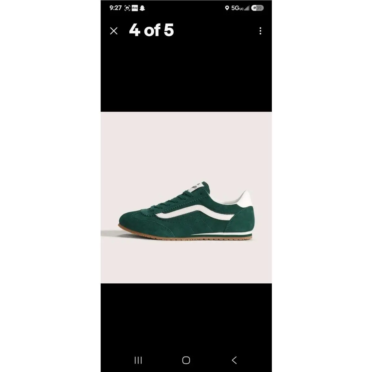 Vans shoes - Super Lowpro Suede - Super Lowpro Suede - VN000E8950Q - Emerald Green 3
