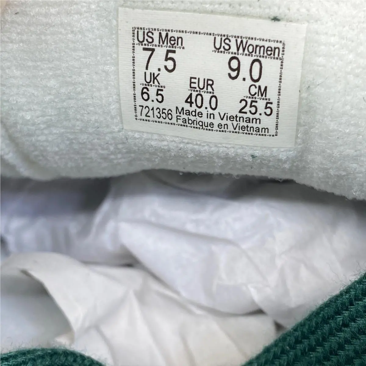 Vans shoes - Bold NI - Bold - Green 0