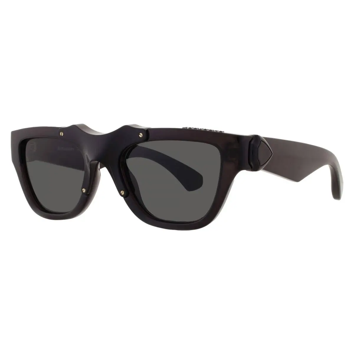 Dark Grey Square Unisex Sunglasses BE4445U 411287 53 BE4445U 411287 53 by Burberry