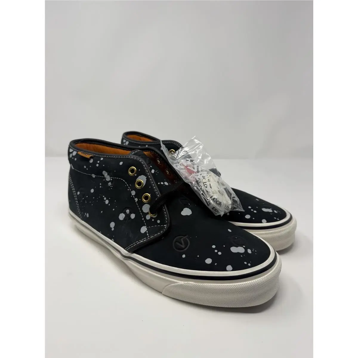 OG Chukka Boot LX Shoes Mens Size 10 Black Splatter Lqqk Studio Sneakers by Vans