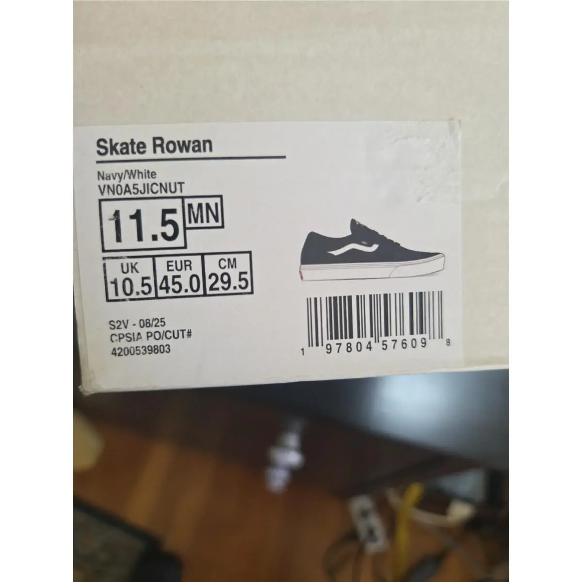 Vans shoes - Vans Rowan - Rowan - Blue (UPC: 0197065807160) 0
