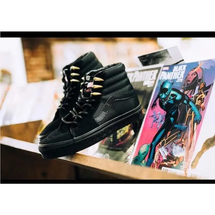 Vans shoes - Marvel Black Panther - Marvel Black Panther - Black (UPC: 192360440425) 0
