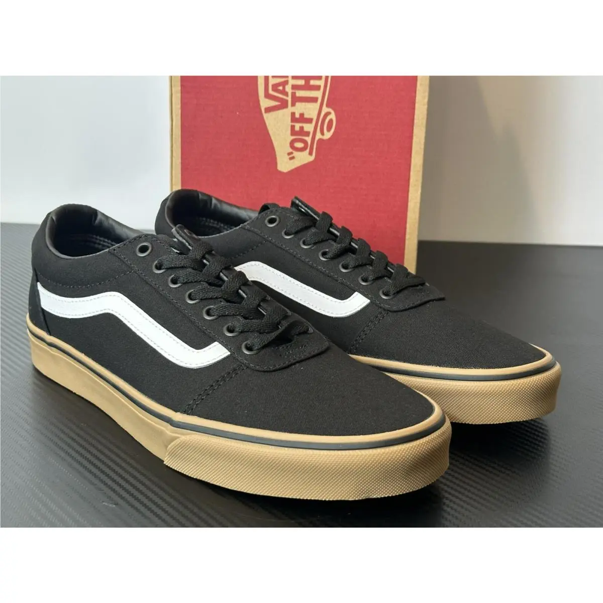 Vans shoes - VANS Ward - Ward - VN0A36EM7HI1 - Black/ Gum (UPC: 191479411616) 9