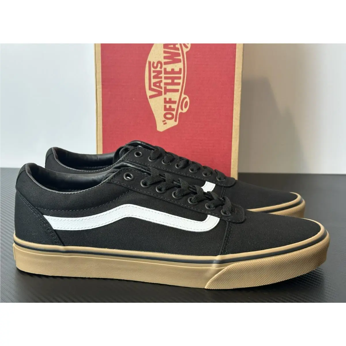 Vans shoes - VANS Ward - Ward - VN0A36EM7HI1 - Black/ Gum (UPC: 191479411616) 10