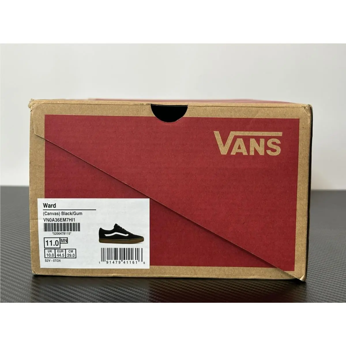Vans shoes - VANS Ward - Ward - VN0A36EM7HI1 - Black/ Gum (UPC: 191479411616) 13