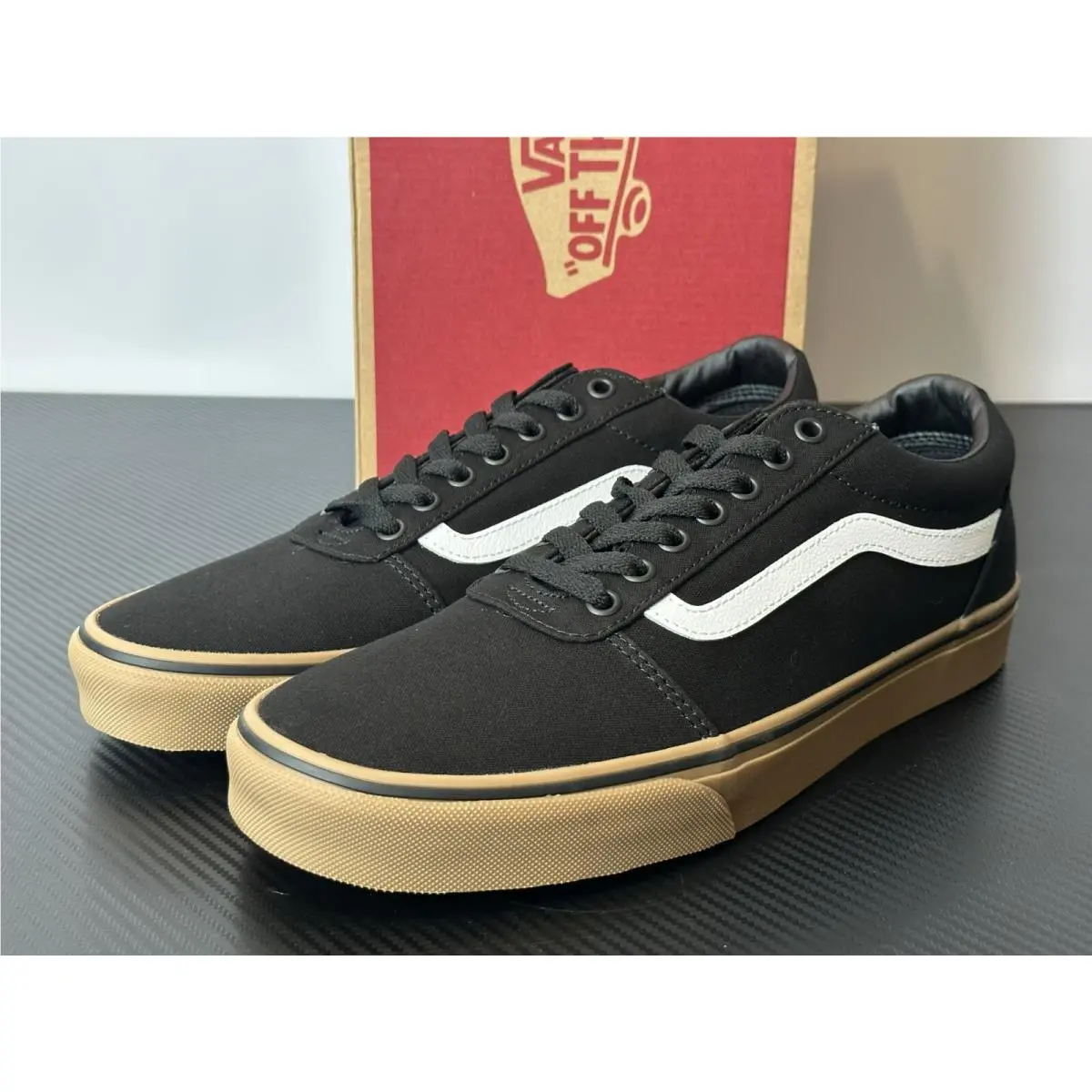 Vans shoes - VANS Ward - Ward - VN0A36EM7HI1 - Black/ Gum (UPC: 191479411616) 3