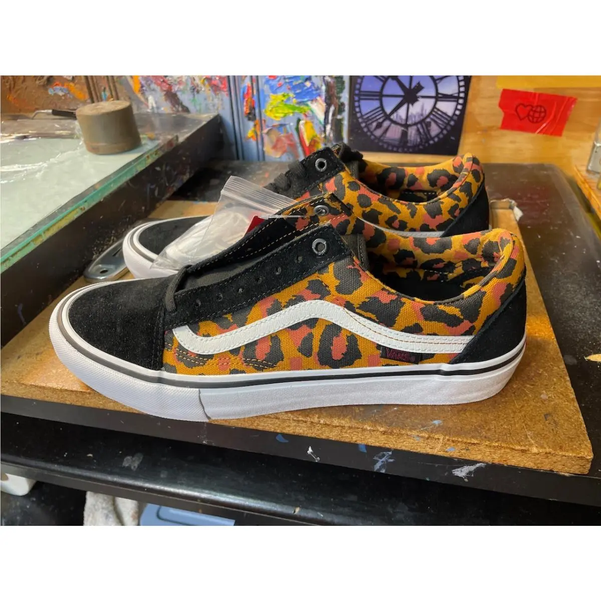 Old Skool Pro Punk Black Size US 11.5 Men VN0A45JCSXE Rare by Vans