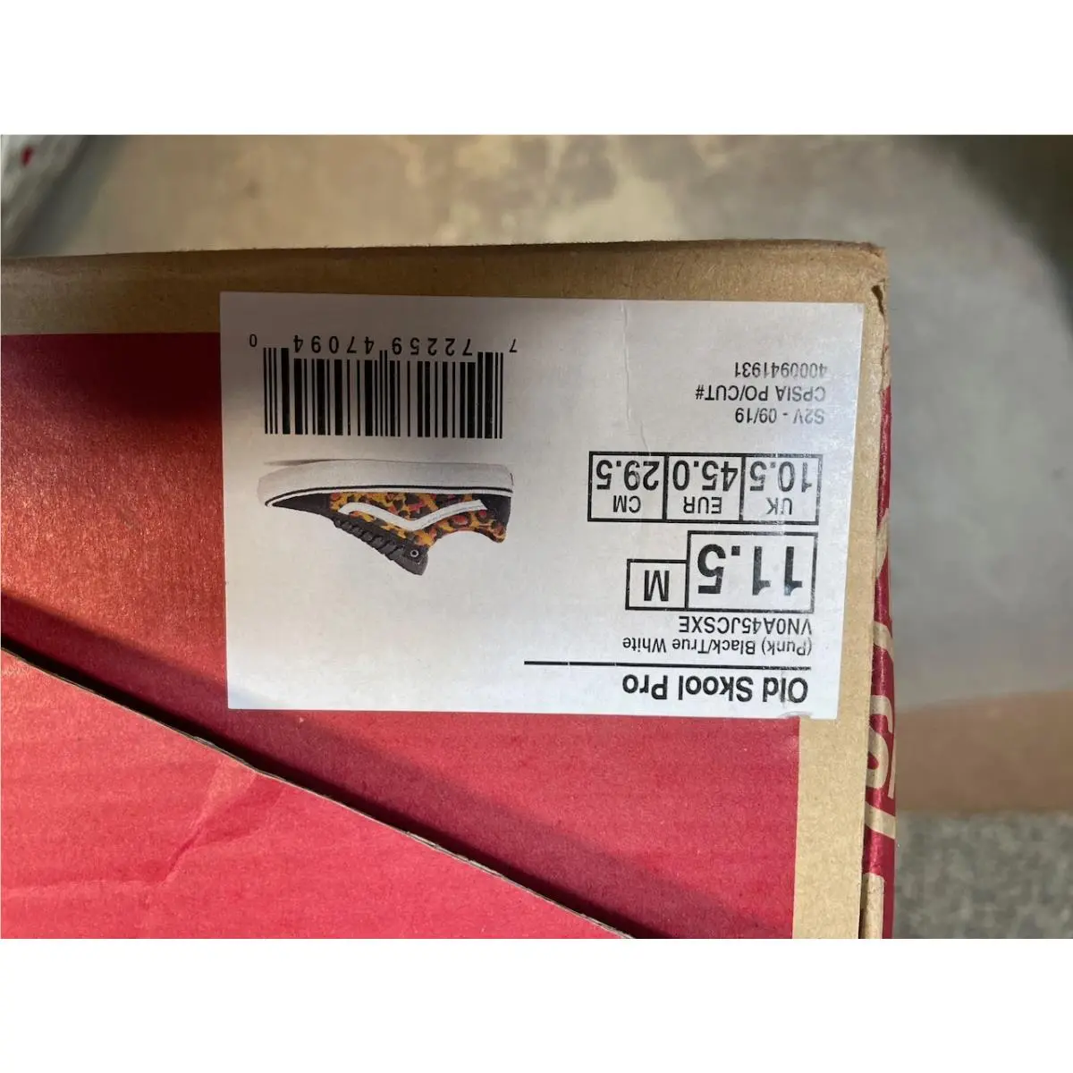 Vans shoes - Vans Old Skool Pro - Old Skool Pro - VN0A45JCSXE - Multicolor 5