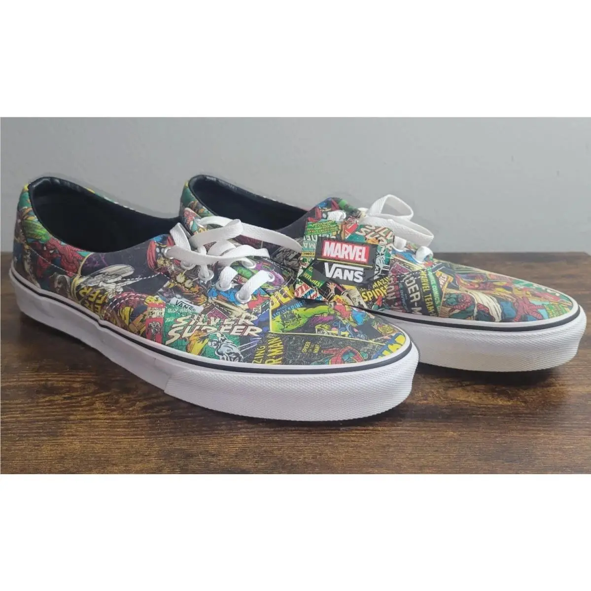 x Marvel Comics Era Comic Book Print Men`s 10.5 by Vans