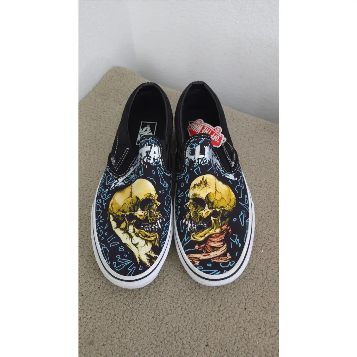 Vans shoes - VANS Slip On - Slip - VANS METALLICA PUSHHEAD - Black 0